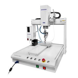 Buy cheap Bench Top Automatic Soldering Machine Robot Practical Double Y Axis from wholesalers
