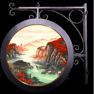 China classic 640mm 800mm diameter P3.33 double sided round led display wholesale