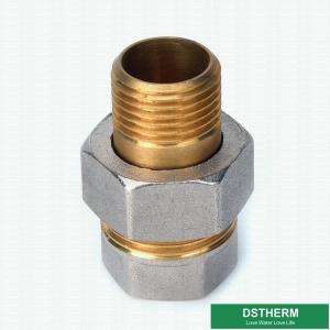 China 35mm Brass Flared Fittings Compression CW617N Copper Push Fitting on sale