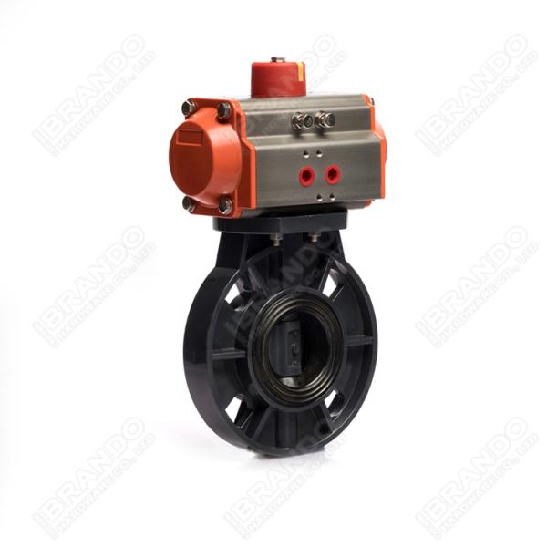 3 Way Pneumatic Actuated Ball Valve With Solenoid Valve Limit Switch