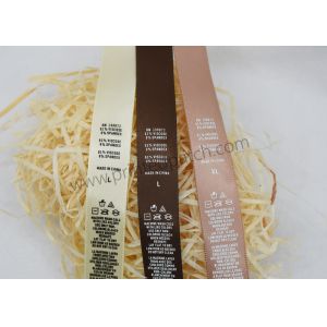 Buy cheap Washable Woven Care Labels Screen Printed Patches For Polo Shirt from wholesalers