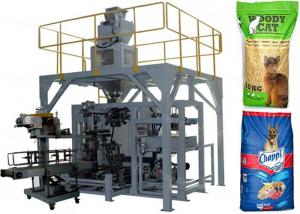 China Cat Dog Food Open Mouth Bag Filling Machines High Production Efficiency wholesale