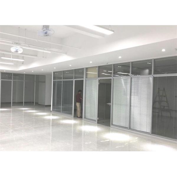 40mm Thickness Office Glass Partition Walls Tempered Glass Partitions