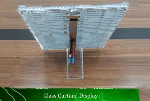 China P15.6 Indoor Transparent Led Display Screen And Led Wall Clock For Shop Mall wholesale