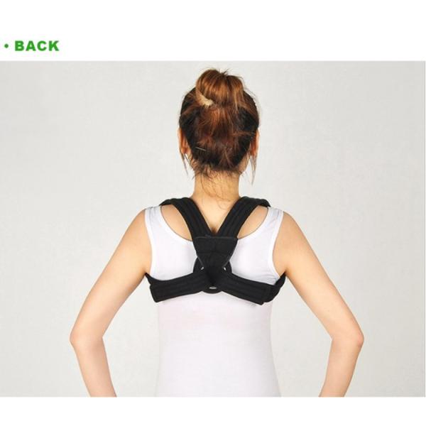 Adjustable Comfort Posture Corrector Brace For Men , Back Shoulder Brace Posture Support