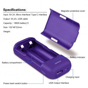 China Power Bank Car Battery Charger Box Adapter Charger For 3.7V 18500 18650 21700 Cell wholesale