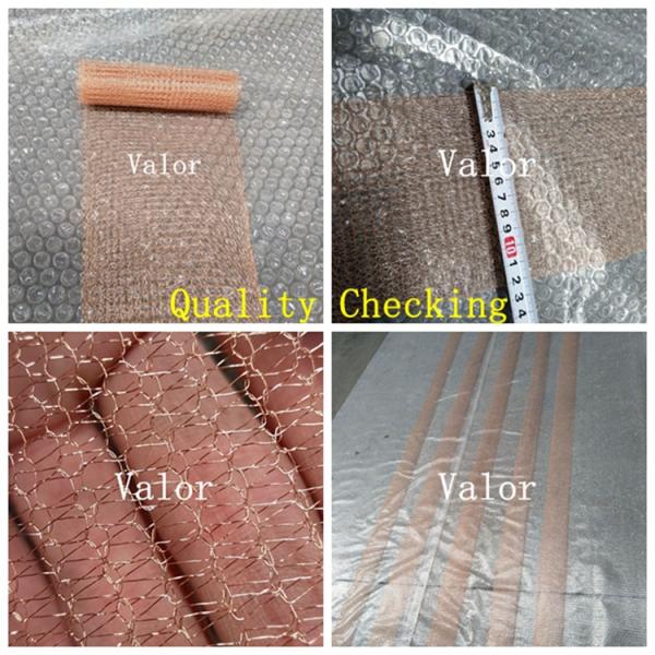 4.5cm Copper Wire Mesh Emf Shielding Mesh Any Length Customized