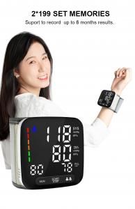 China Portable Digital Wrist Blood Pressure Monitor Health Sphygmomanometer Accurate wholesale
