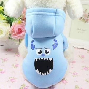 China Customized Pet Clothes Cartoon Dog Hoodie / Coat / Jacket With Print Pattern on sale