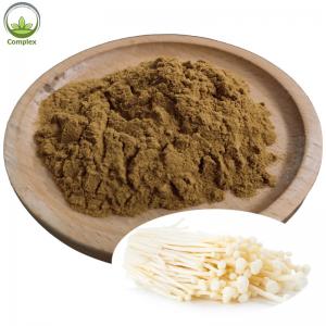 China Hot selling flammulina velutipes powder golden needle mushroom extract on sale