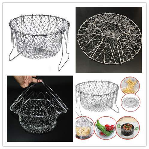 Marvel Multi - Purpose Chef Basket Steaming Frying Draining Rinse