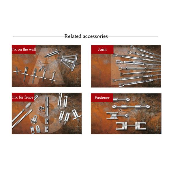 25mm Black Oxide Wire Rope Mesh Inox Webnet For Fence Customized