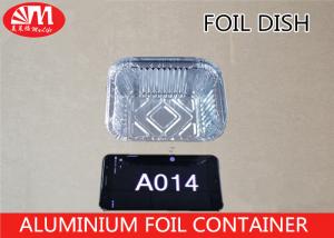 China Multi - Size Aluminium Foil Packaging , A014 Aluminium Foil Trays With Lids wholesale