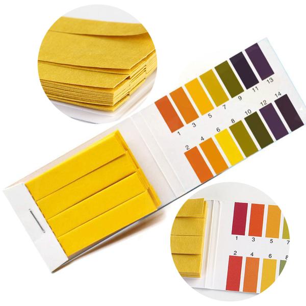 PH Test Strips 1-14 Litmus Paper For All Solution Chemical Dry ODM Customized PH Tester