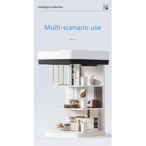 Intelligent Trash Can Smart Sensor Waterproof Dustbin Household Induction Garbage Bin Automatic Packing House Garbage Can