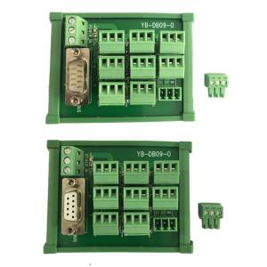 China PLC Sensor Signal Input Module DB9 Distribution Terminal Blocks Connection Board 9 Arrays wholesale