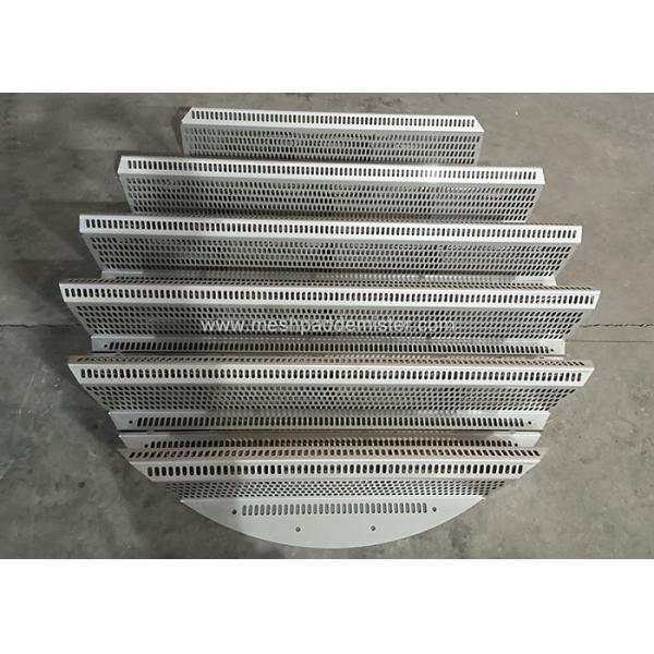Column Diameter 400mm Tower Internals Random Packing Plate Hump Support