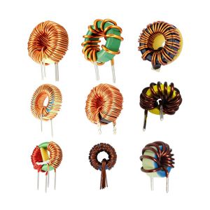 China EMI Filter Toroidal Choke Coil Leaded Inductor With Enameled Wire wholesale