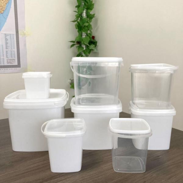 Drink Storage Made Simple 2 Gallon Plastic Bucket with Tamper Evident Lid