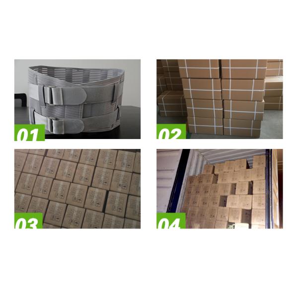 Black breathable full elastic waist support belt with CE certification