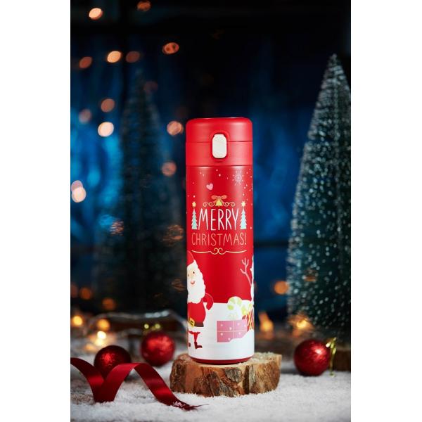 Vacuum Flasks Thermoses LED Digital Water Bottle Vacuum Mugs Stainless Steel Thermal Water Bottle Thermos Con Le