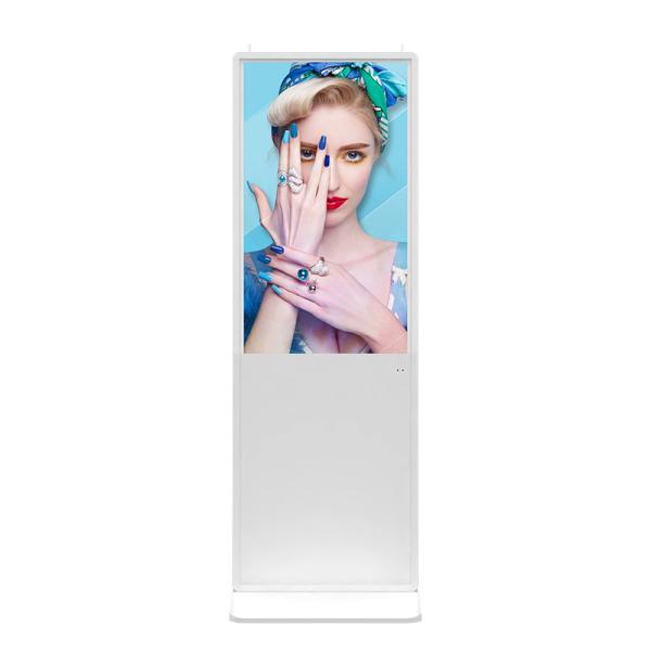 Rk3288 Standing LCD Advertising Display With Camera Speaker