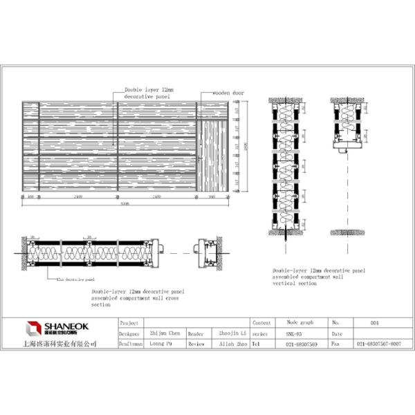 12mm Office MDF Partition Painting Surface Treatment