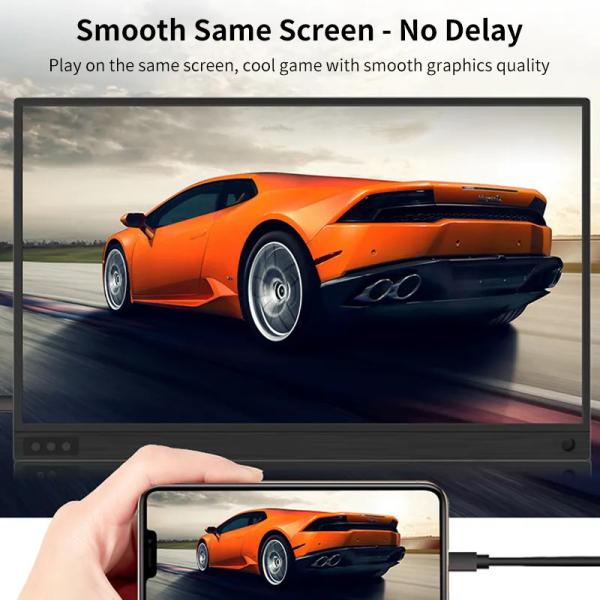 Wireless Portable LCD USB Monitor Touchscreen 1920x1200 14 Inch For PS4 PS5