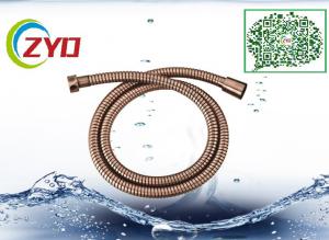 China Dark Copper Flexible Shower Hose For Bathtub Brass Screw Bronze Plated wholesale