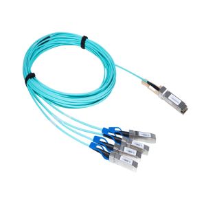 China QSFP28 To QSFP28 Active Optical Fiber 100G 3.3V 4x25GBASE-SR Application wholesale