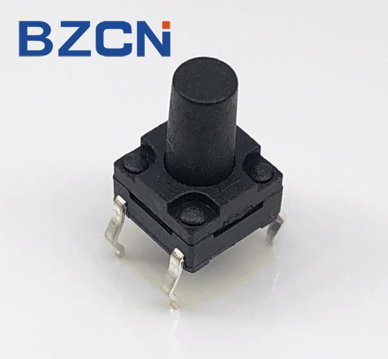 8 Mm Waterproof Tactile Switch DIP Through Hole Type With 50mA Rating