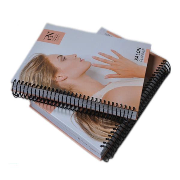 OEM Custom Spiral Bound Book Printing CMYK FSC Spiral Bound Journal Printing