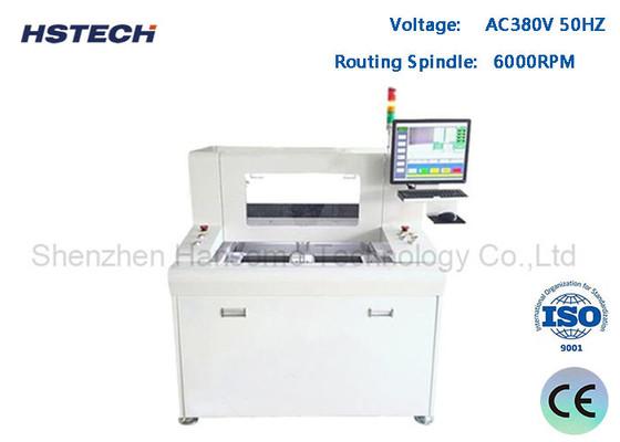 Quality Fixture Customized Visual Check Automatic PCB Router FPC Aluminum Board FR4 PCBA Router Machine RM-560 for sale