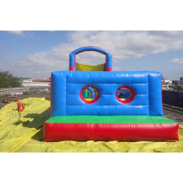 Custom Mini Inflatable Obstacle Course / Giant Inflatable Water Slide For Kids