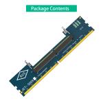 Laptop DDR5 RAM to SO DDR5 U-DIMM Desktop Adapter Card, Memory Tester SO DDR5 to