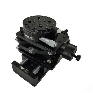 China Fine Adjustment Stages Manual Xyz Three Axis Translation Lift Rotation Displacement wholesale