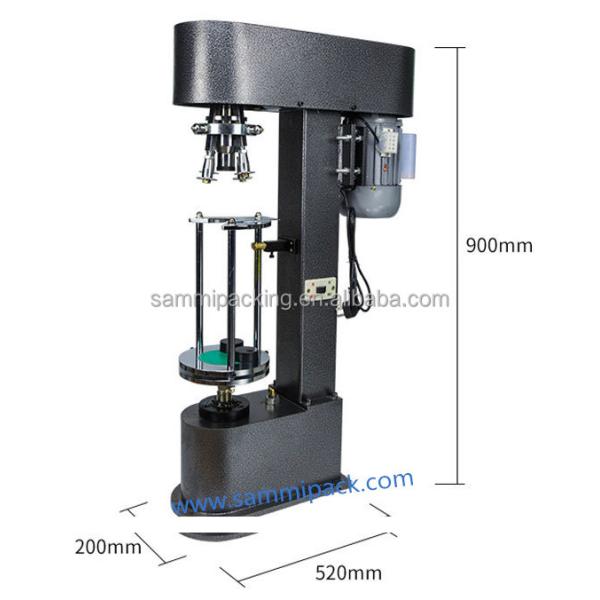 Low Cost Semi-Automatic ROPP Capper Machine for Aluminum Caps, Glass Bottle Sealing, Wine & Liquor Bottle Capping Machine DK-50