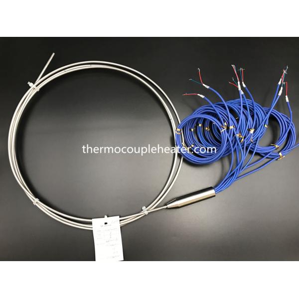 Multipoints Configurable Rtd Sensor Probe , Pt1000 Temperature Sensor With Lcd