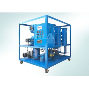 China Horizontal Type Transformer Vacuum Oil Filter Machine 600 Tons/Month Flow Rate on sale