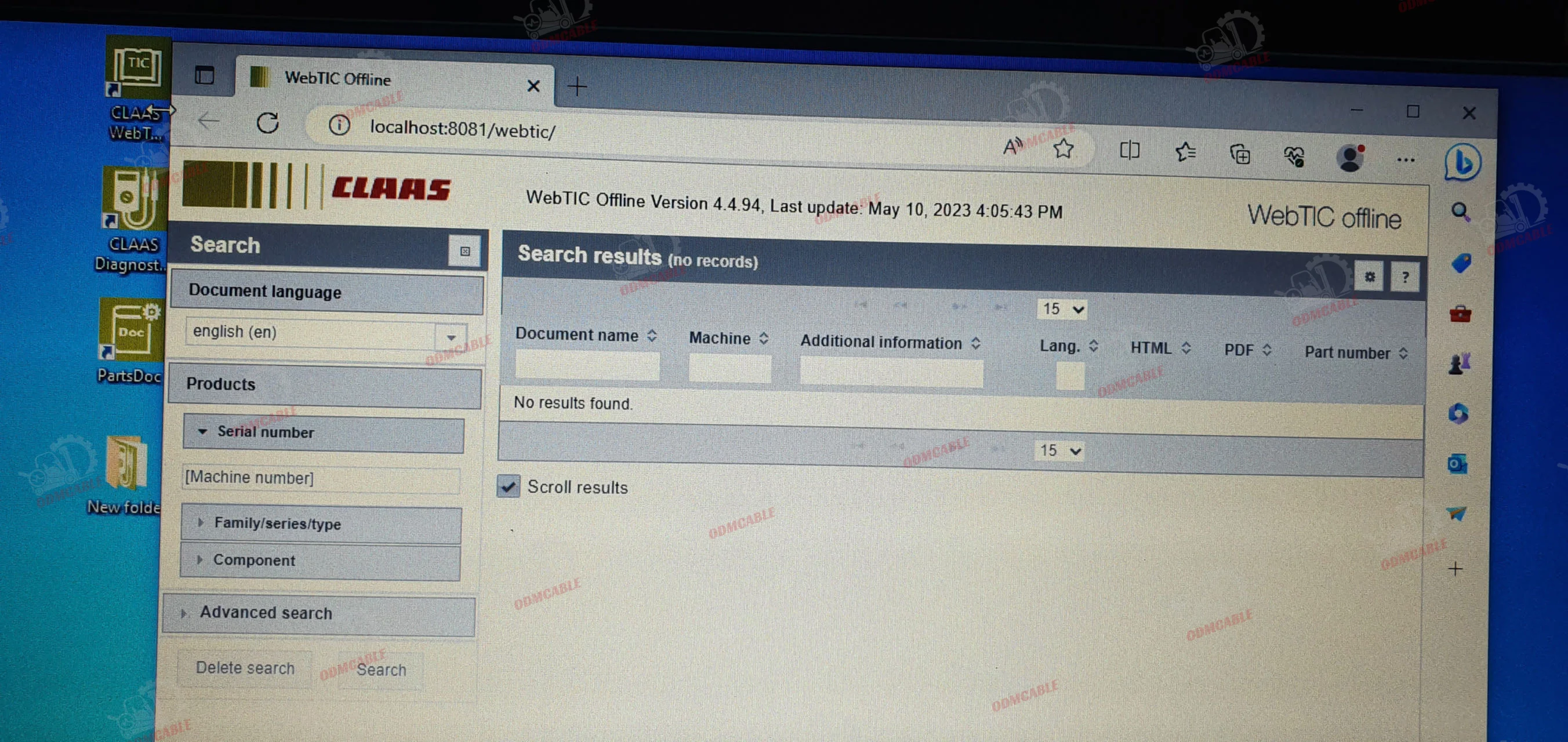 Interface 2024 MetaDiag CLASS CANBUS Agriculture Construction Truck Tractor For CLASS Diagnostic Tool+CF53 Laptop