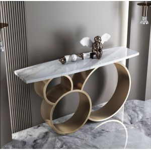 Luxury Crystal Venetian Mirrored Console Table Rectangular