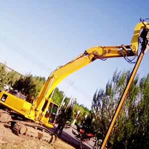China 3400 Frequency Hydraulic Pile Drilling Equipment For Excavator With 8 Eccentric Moment on sale