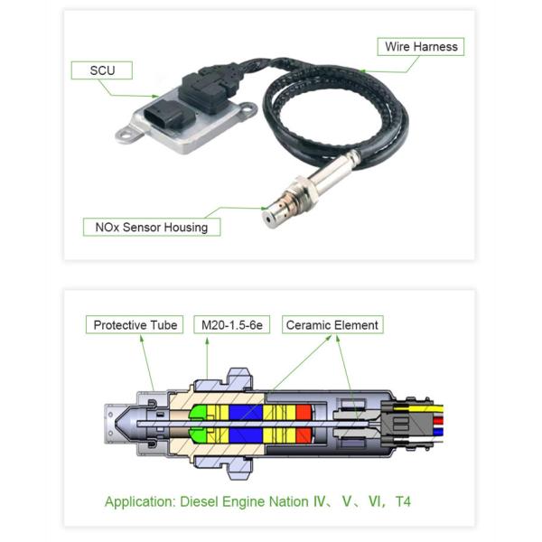 Nitrogen Oxygen Sensor Nox Sensor SNS0344E 2293964 For DAF