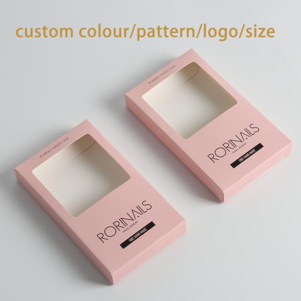 Tuck Two End Earphone Paperboard Packaging Box Matt Lamination With Clear Window