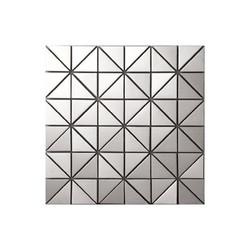 China Custom 1.0mm Thickness Stainless Steel Mosaic Tile Sheets For Kitchen Bathroom wholesale