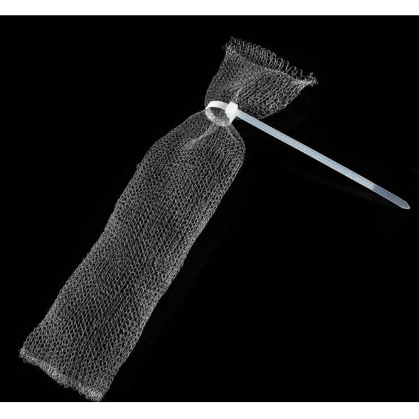 Silver Stainless Steel Knitted Mesh 5ft 10ft Massive Structure Laundry Mesh