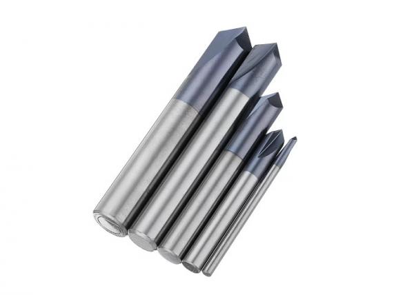Quality 12mm Carbide Chamfer Bit 2 Flutes Sgs Carbide End Mill For Aluminum for sale