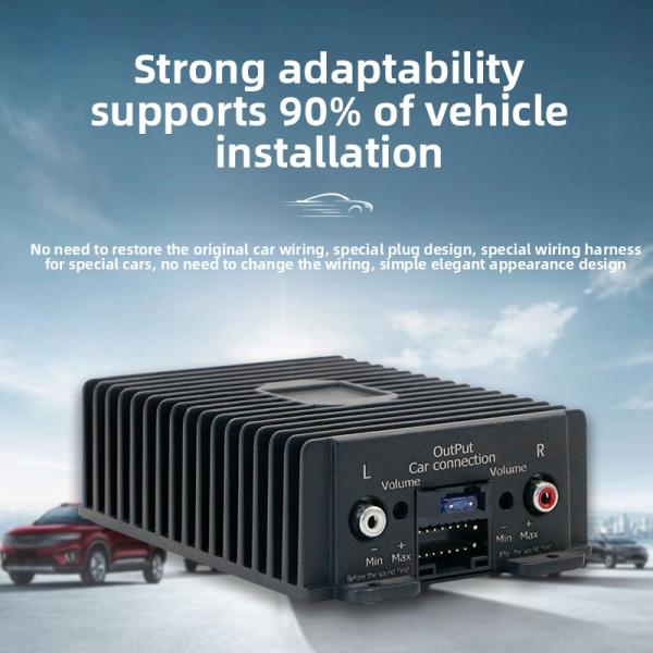Professional High-Power Class AB 50W*4 30W*4 Car Amplifier DSP Audio Processor Lossless Audio Modification