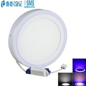 China Round Flush Mount Lighting-Ceiling Down Lighting Double Color 18+6W LED Panel Light wholesale
