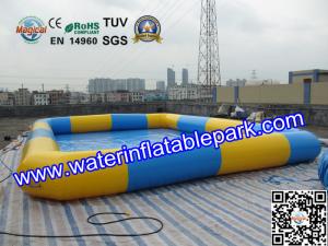 China 0.6mm Children Inflatable Pool , inflatable pools with slides wholesale